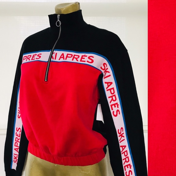 Chic NWT APRES SKI Zip Sweatshirt XL Extra-Large - Picture 2 of 14